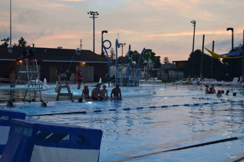 ACHS students enjoy a night of swimming at the Antioch Aqua Center.