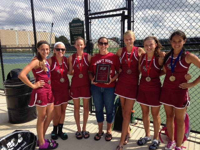 Girls+Tennis+Takes+First+at+Niles+West