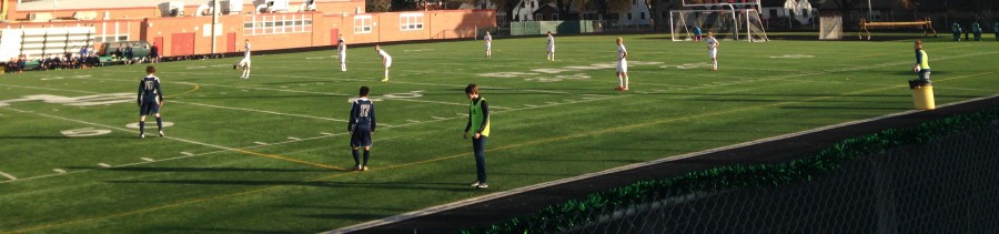Boy's Soccer Lines up to Start Their Sectional Game