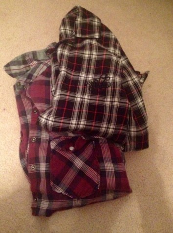 Flannels make a comeback this season. Photo courtesy of Madison Paddock.