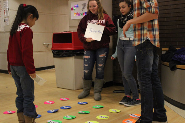 ACHS Students participating in the annual Math Fair