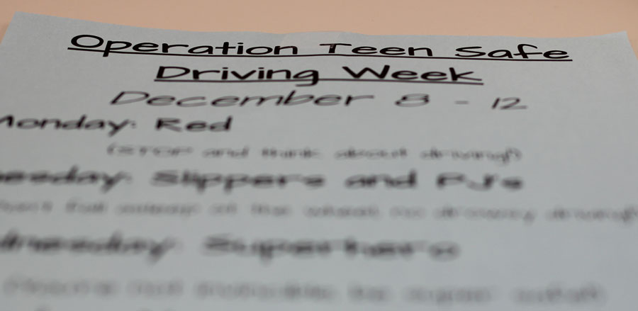 Teen+Safe+Driving+Week+starts+on+December+8+and+runs+through+December+12.