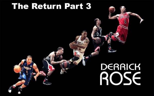 College Derrick Rose through NBA D Rose