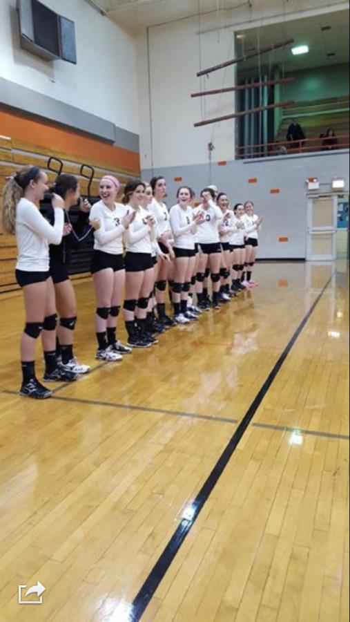 Girls Volleyball Overcomes Vernon Hills