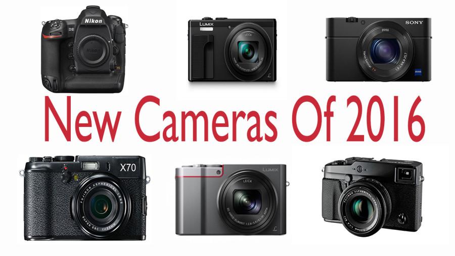 The Panasonic TZ80, Panasonic TZ100, Fujifilm X70, Fujifilm X-Pro2, and the Nikon D5