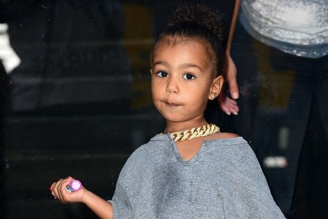 North West looking sassy as usual.