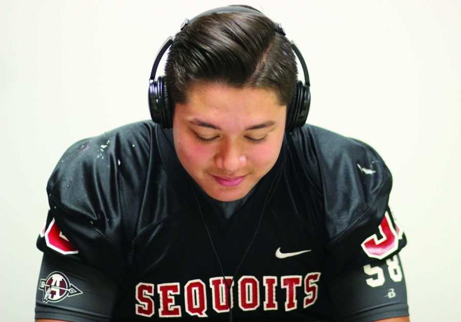 Junior Julius Catalan enjoys listening to music before every game to get focused  on his opponents. In addition, he finds eating healthy and avoiding greasy foods as being key to maintaining quality on field performances. For members of his team and other fall sports, certain rituals, playlists and foods all contribute to the athletes’ focus in action.