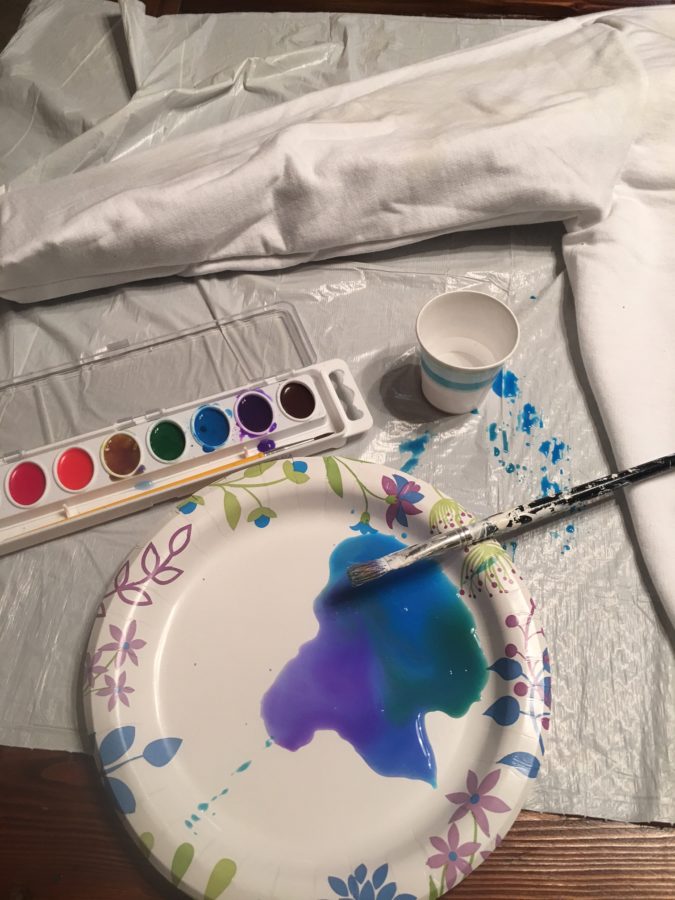 Do It Yourself: Making Watercolor Sweatshirts