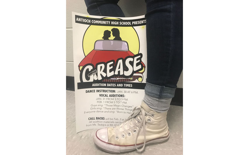 The spring musical auditions begin Jan. 30 and last throughout the week. Bring your dancing shoes and singing voice for a chance to land a spot in Grease!