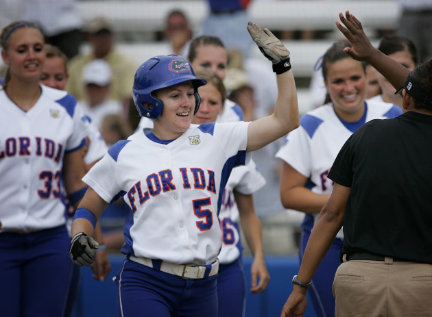 The+Florida+Gators+took+the+top+spot+on+the+womens+Division+I+softball+polls.+