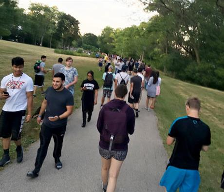Users are forced on their feet in order to play Pokémon GO. 