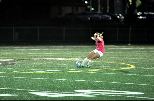 Junior Karly Monaco has been playing soccer her entire life and hopes to continue to do the same for the rest of her life. 