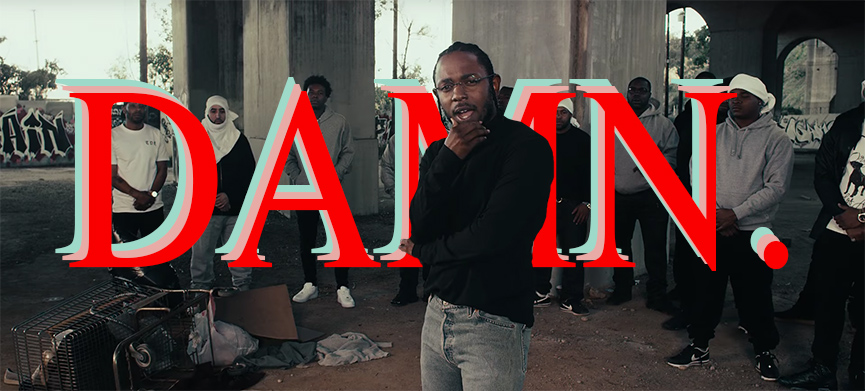 Behind the Cover of Kendrick Lamar’s New Album “DAMN.”