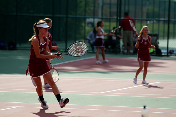 Sequoits warming up before their next match. 