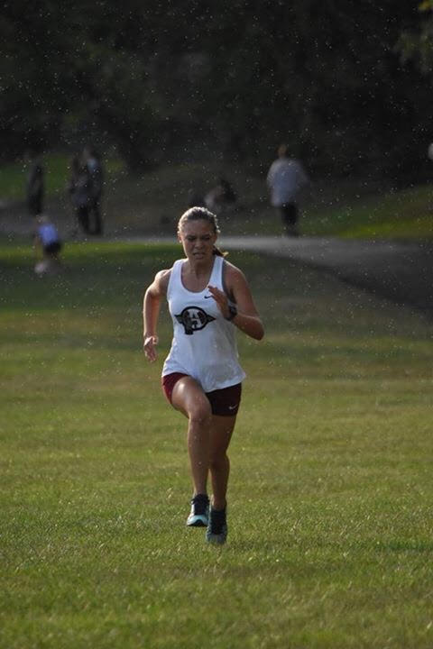 Girls cross country at Harland Invite. 