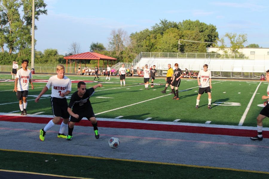 Boys Soccer Misses the Shot Against the Zee-Bees