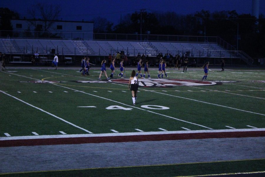 Girls Field Hockey Swing Hard Against Cross Town Rivals