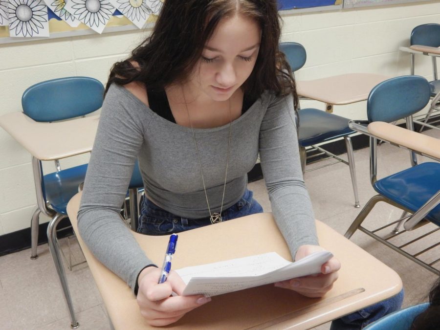 People who suffer from test anxiety are more likely to check their tests multiple times before turning them in.
