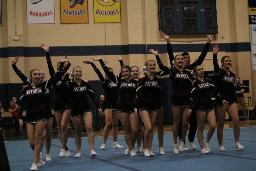 Antioch celebrates their performance at conference.