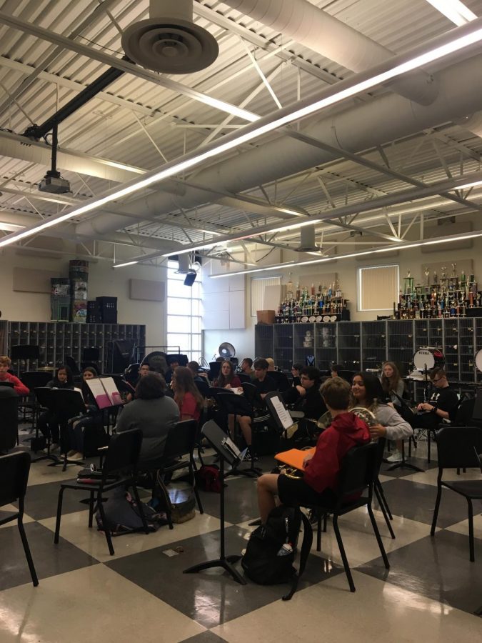 Jazz Band continues to work hard for upcoming performances.