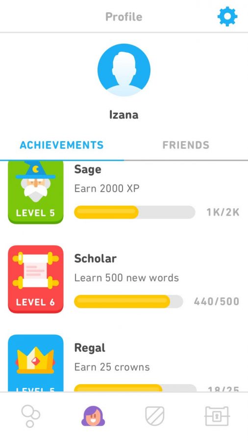 Duolingo+users+can+earn+achievements+the+more+they+learn+a+language.+