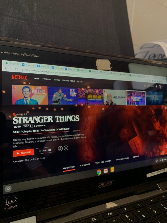 Netflixs+original+series%2C+Stranger+Things%2C+has+gathered+a+large+following+from+viewers+of+all+ages.+The+show+has+three+seasons+available+to+stream+and+likely+has+a+fourth+in+the+works.