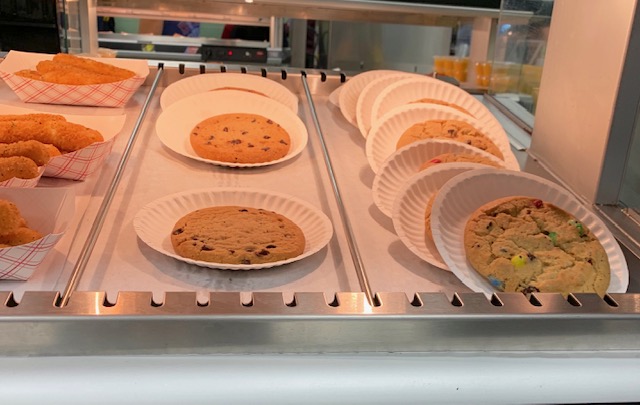 Cookies are the third most popular food bought at Antioch Community High School. Out of 39 responses, five people chose cookies or about 14 percent. 