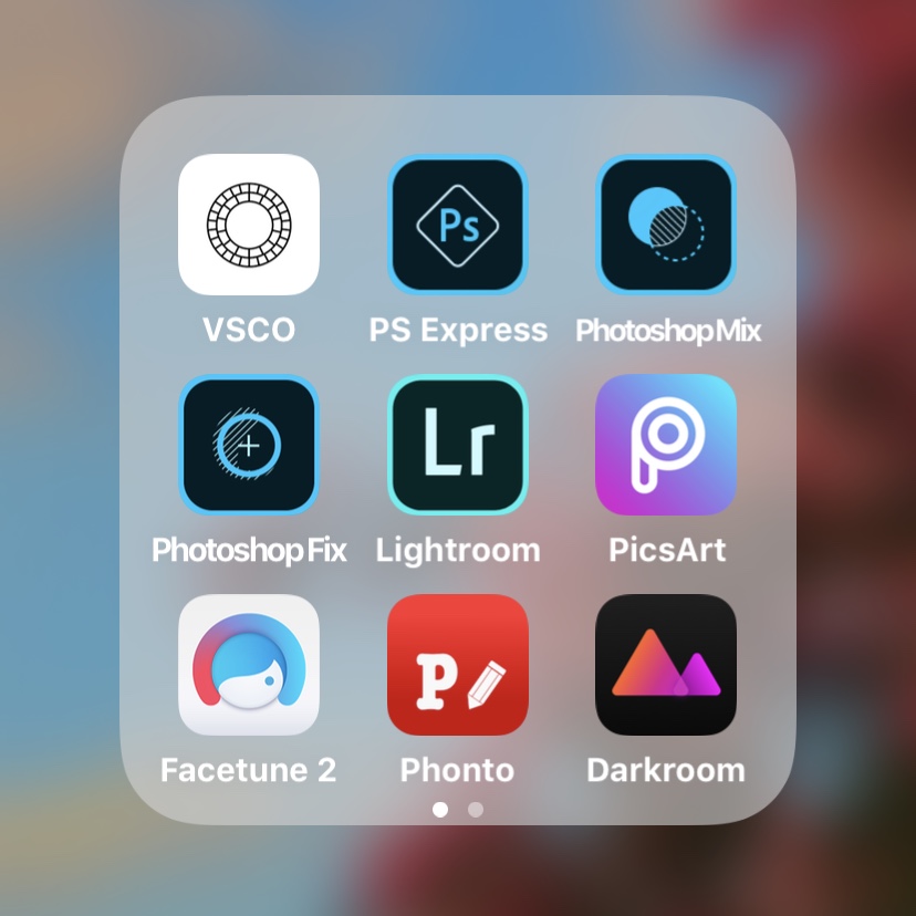 The App Store is full of editing apps similar to these, all serving different purposes and providing different tools.