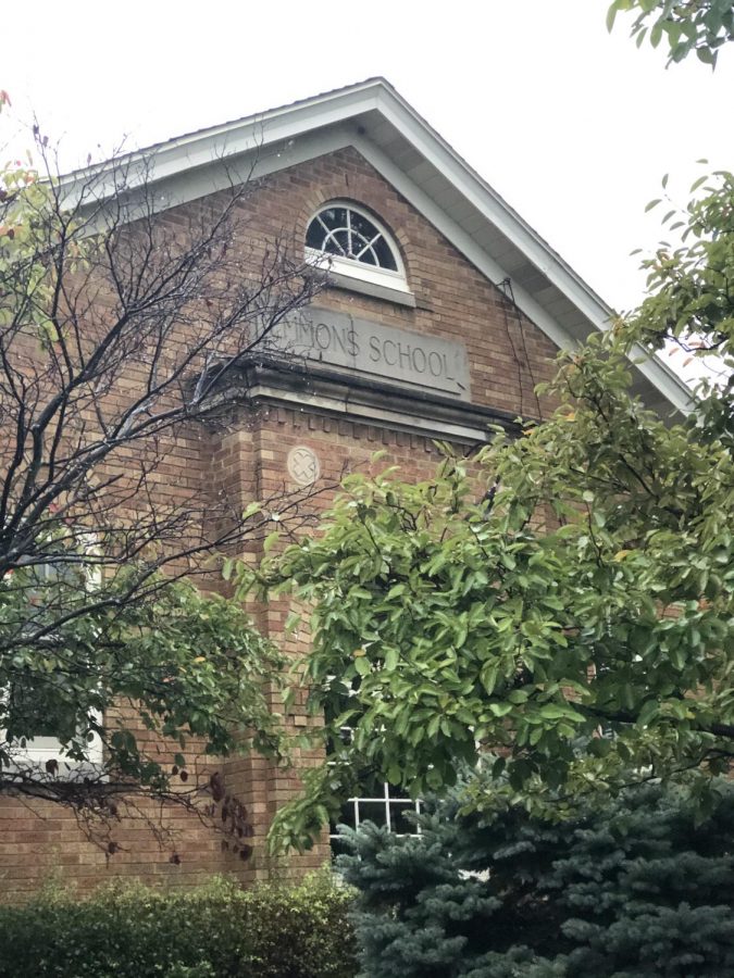 The original Emmons school house built and established almost 175 years ago. This school originally had two classrooms and held about 24 people. There were only two teachers, meaning there was only one per class.