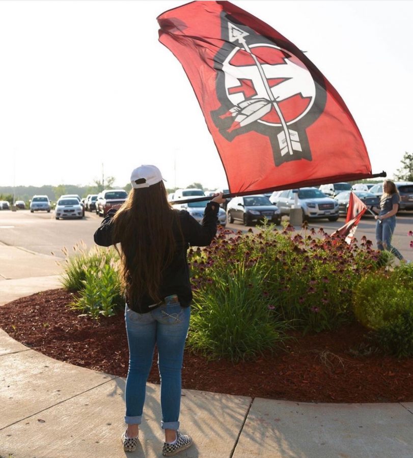 Color guard works hard after school to clean routines and practice skills. Members must focus on their skills and practice elements of their routine. Working with the band is essential for creating the complete visual on the field.