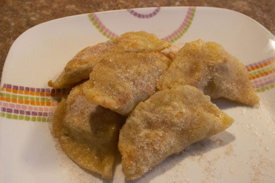 Apple pie pierogis are a fun dessert to make for any occasion.