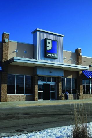 Goodwill is one of the multiple thrift stores around Antioch that sells cheap used clothing. 