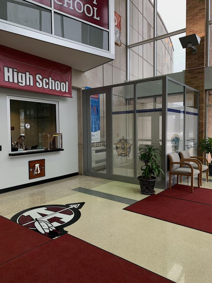 New doors are emplaced at the ACHS main entrance. The doors are placed in order to ensure the safety of ACHS students.