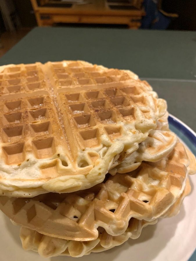 As they may look like classic waffles, the inside is filled with cinnamon spices and sweet sugar.