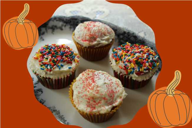 Fall is the perfect time to try delicious gluten-free pumpkin spice cupcakes.