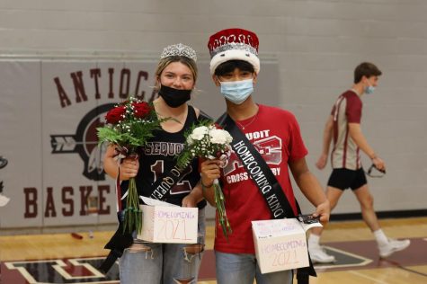  Katie Quirke and Joaquin Barba were chosen as Homecomig queen and king