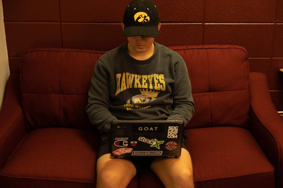 Senior Vic Manke decided to pursue his academic career at University of Iowa