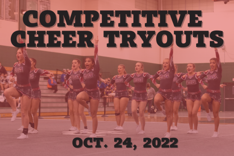 Competitive cheer tryouts begin Monday