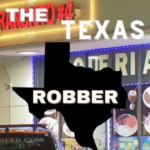 Restaurant robber shot and killed in Texas. 