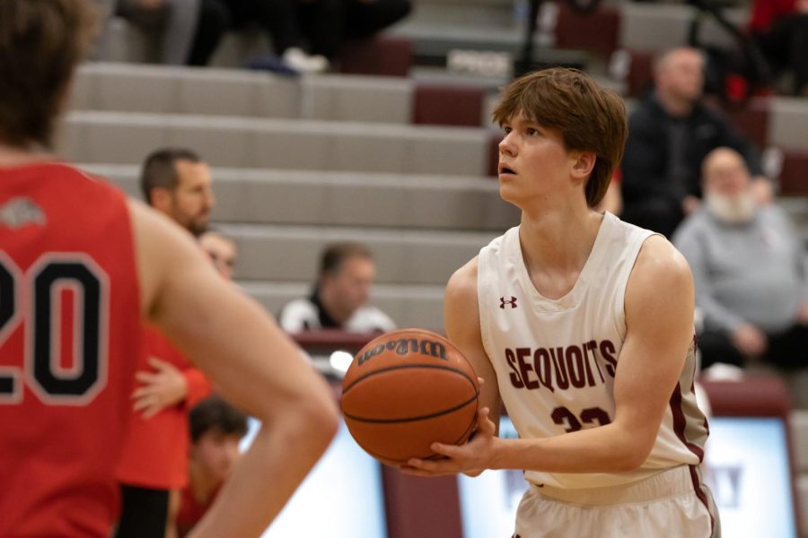 2022 | Junior Joel Bulka against Grant Community High School on Feb. 7.