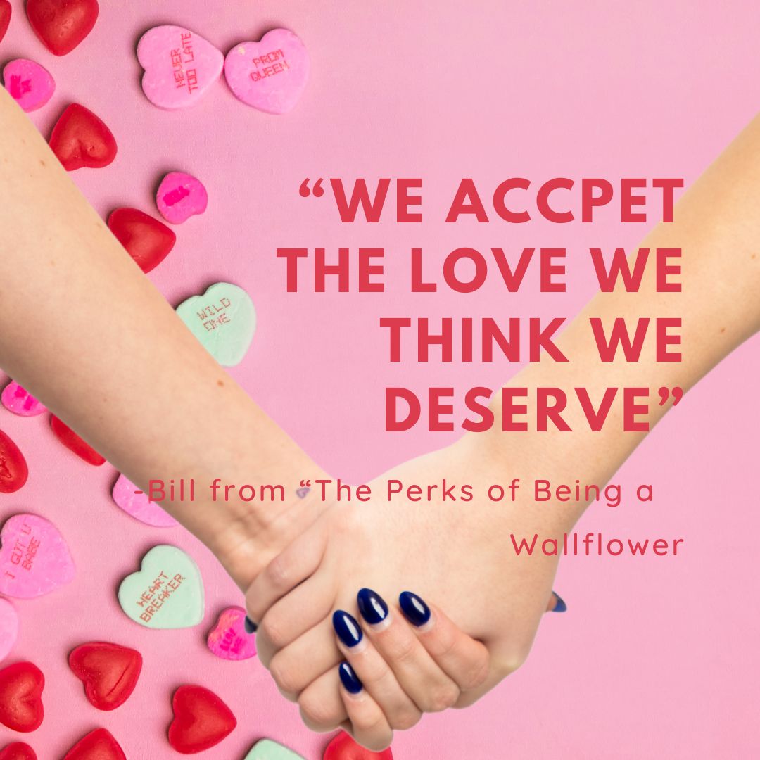 Popular quote from The Perks of Being a Wallflower about love.